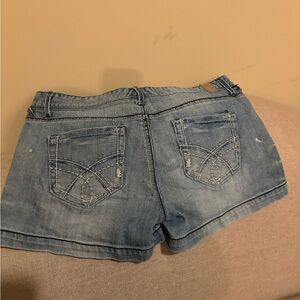 Maurices Light Blue Jean Shorts